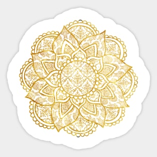 Mandala - Gold Sticker